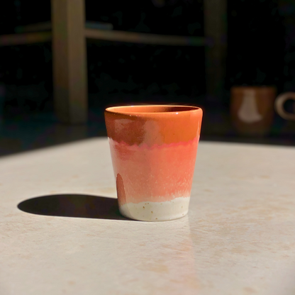 Vela vaso cerámica multicolor